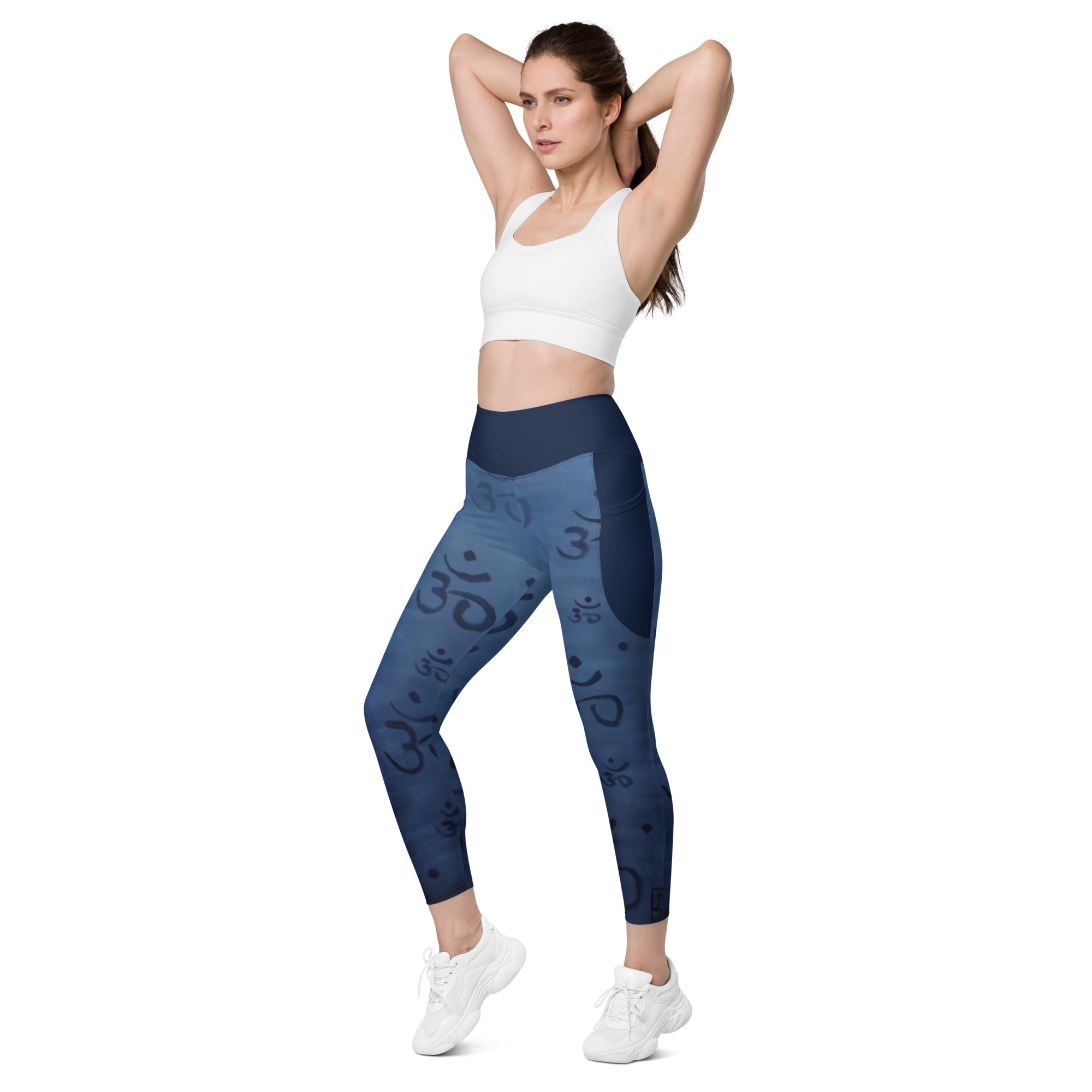 OM - Leggings with pockets - Yoga Clothes – Julia Michelle Dawson